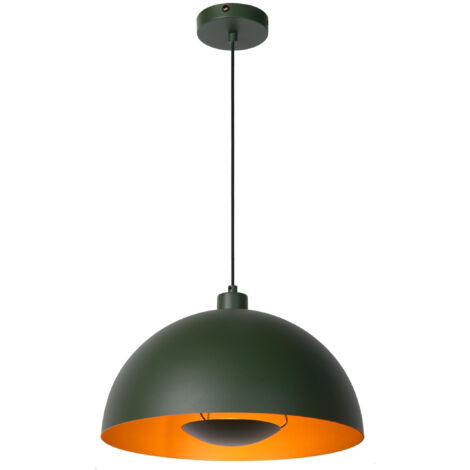 Lucide SIEMON - Pendant Light - Ø40cm - 1xE27 - Green