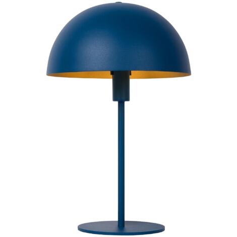 Lucide SIEMON - Tischlampe - Ø 25 cm - 1xE14 - Blau