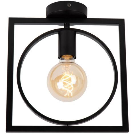 Lucide SUUS Plafonnier 1xE27 Noir