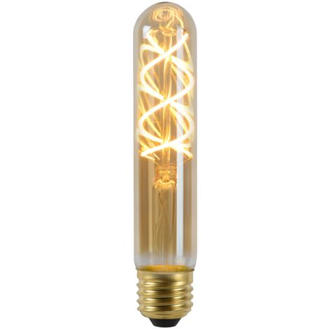 Lucide T32 - Glühfadenlampe - Ø 3 cm - LED Dim. - E27 - 1x4,9W 2200K - Amber