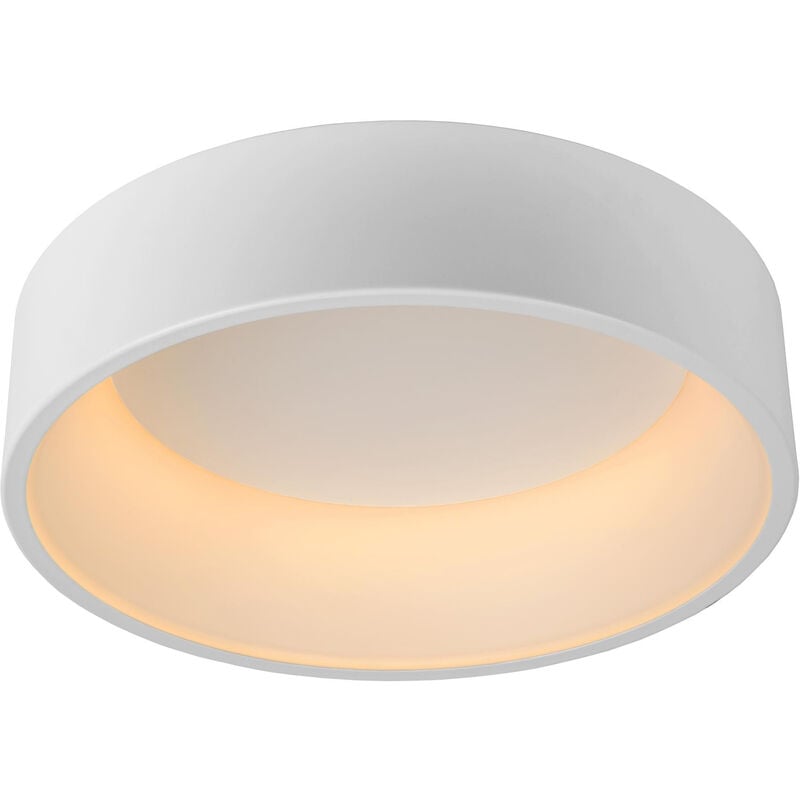 Talowe led - Flush Ceiling Light - Ø45.5cm- led Dim. - 1x30W 3000K - White - Lucide