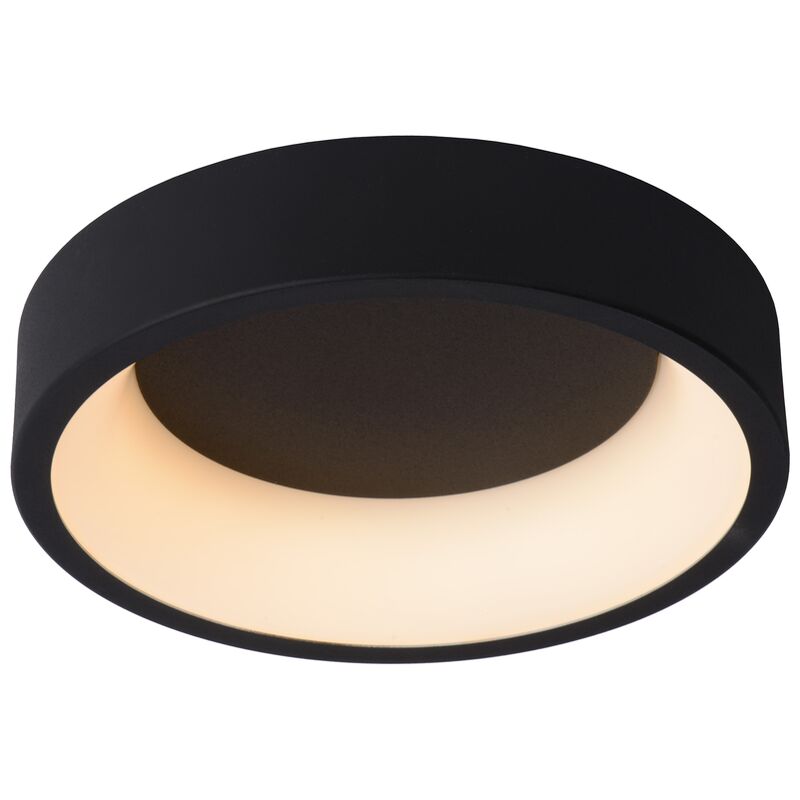 

Lucide TALOWE LED - Lámpara de techo (30 cm de diámetro, LED de intensidad) - 1 x 20 W 3000 K – Negro - Noir, Blanc