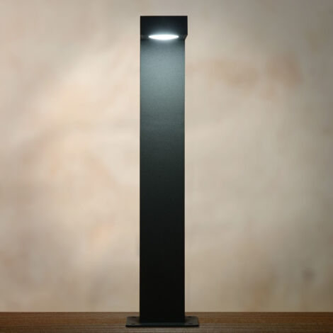 Lucide TEXAS - Pollerleuchte - LED - 1x8W 3000K - IP54 - Anthrazit