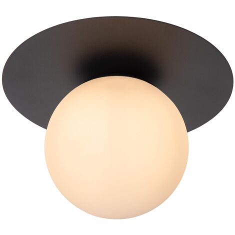 Lucide TRICIA - Deckenleuchte - Ø 25 cm - 1xE27 - Schwarz
