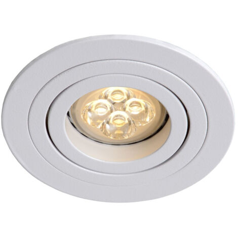 Lucide TUBE - Einbaustrahler - Ø 9,2 cm - 1xGU10 - Weiß