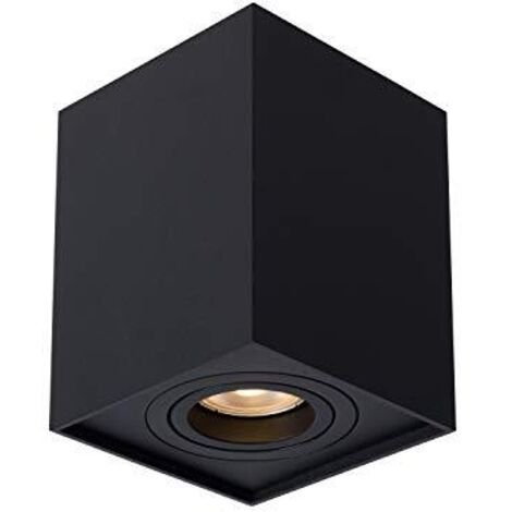LUCIDE Tube Faretto da soffitto. GU10, 50 W, Nero
