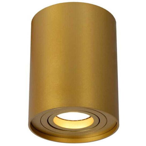 Lucide TUBE plafoniera oro alluminio GU10 50W orientabile