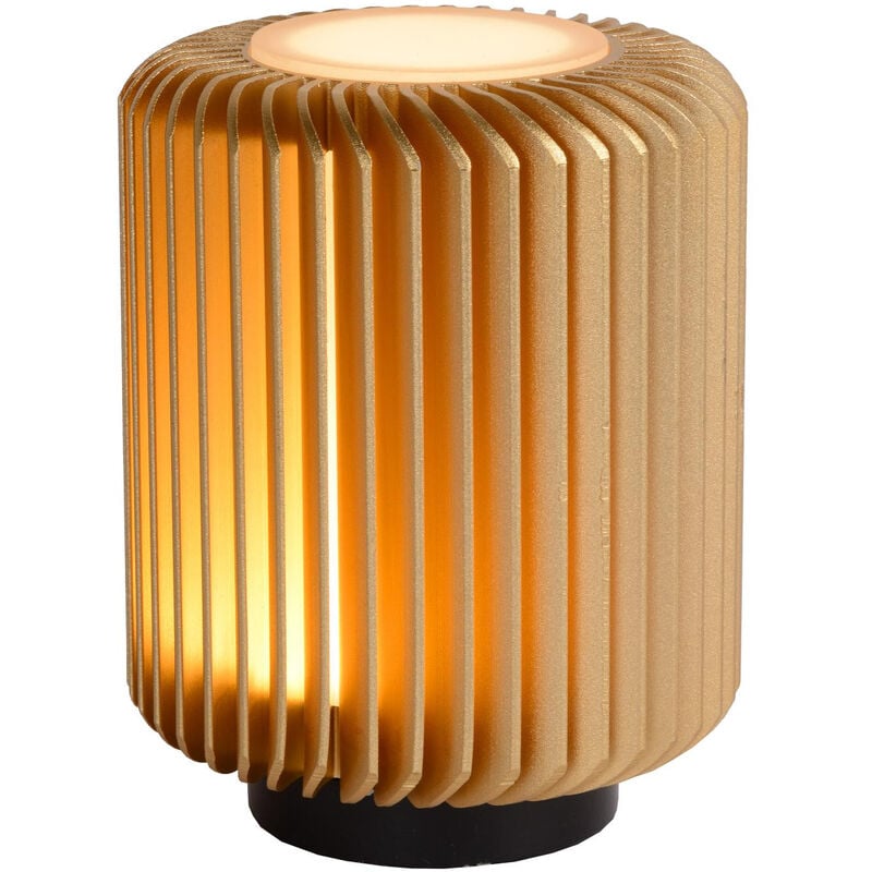 Turbin - Table Lamp - Ø10,6cm - led - 1x5W 3000K - Matt Gold, Brass - Lucide