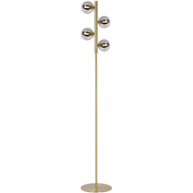 Tycho - Floor Lamp - 4xG9 - Matt Gold, Brass - Lucide