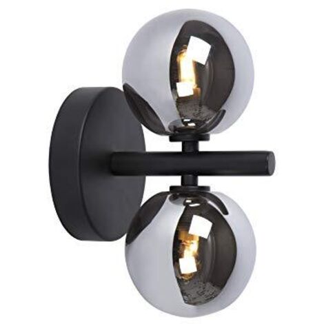 LUCIDE TYCHO ﾖ Lampada da parete ﾖ 2 x G9 ﾖ Nero