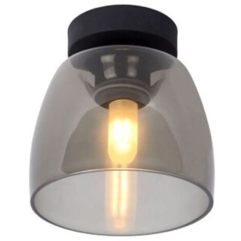 LUCIDE Tyler Lampadario, Noir, fumé