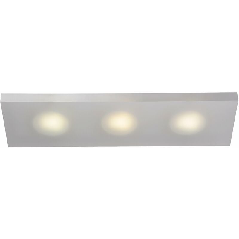 Image of Winx di LED – lampada da parete bagno – LED – 2 X 7 W 3000 K – IP21 – Opal, Acrilico, opale, 50 x 15 x 5,5 cm, GX53 7 watts 230 volts - Lucide