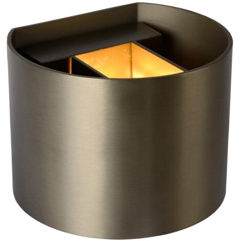 Lucide XIO - Wandleuchte - LED Dim. - G9 - 1x3,5W 2700K - Einstellbarer Abstrahlwinkel - Rostfarbe