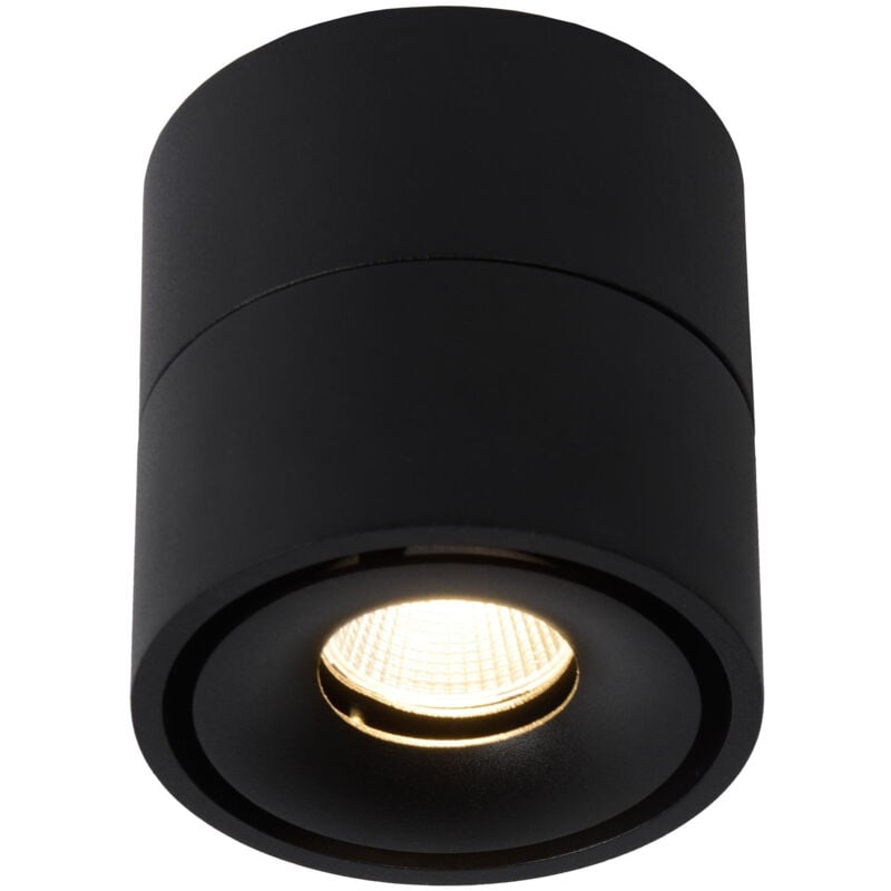 Yumiko - Surface Mounted Ceiling Spotlight - Ø7,8cm - led Dim. - 1x8W 2700K - Black - Lucide