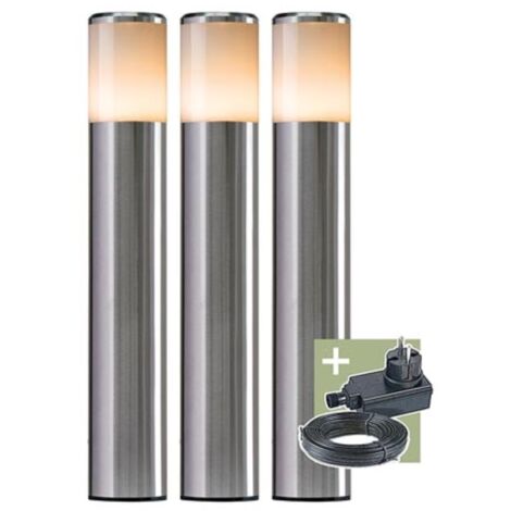 Ludeco  - Sten - Standleuchte - 3er-Set - 12 V - 90 lm - 1 W - Warmweiß