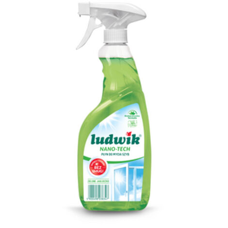 Ludwik detergente per vetri e piastrelle 600 ml - mela verde nano-tech