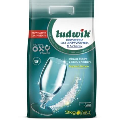 Ludwik - Polvo lavavajillas 5 funciones 3 kg - ideal para eliminar la grasa