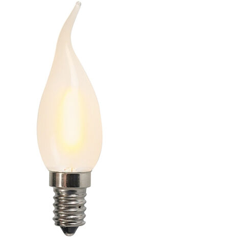 LUEDD Ampoule LED bougie E14 mate BXS35 1W 100 lumens 2200K