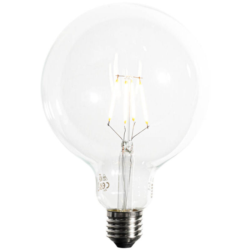 Luedd - Ampoule led filament spirale E27 dimmable G125 5W 450lm 2200K Luedd - Ampoule led filament spirale E27 dimmable G125 5W 450lm 2200K