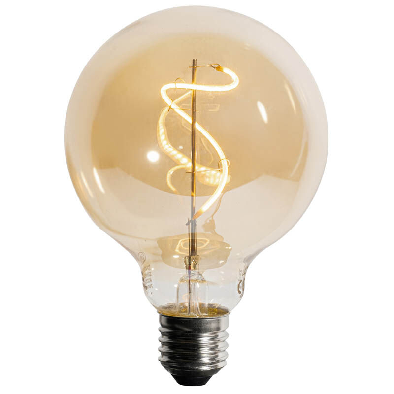 Luedd - Ampoule led filament spirale E27 dimmable G95 4W 270lm 2700K Luedd - Ampoule led filament spirale E27 dimmable G95 4W 270lm 2700K