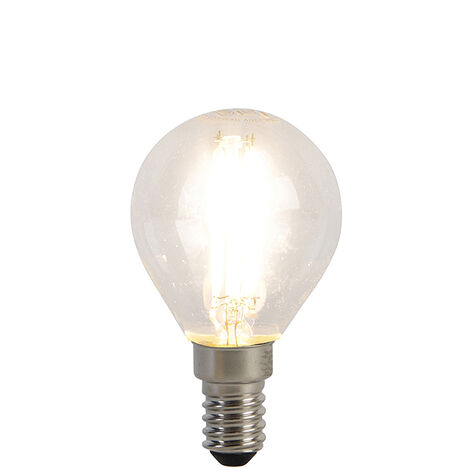 LUEDD Bombilla LED E14 filamento P45 4W 470lm 2700K