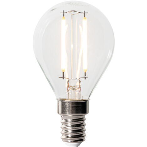 LUEDD Bombilla LED E14 regulable P45 Cristal transparente 3W 250 lm 2700K