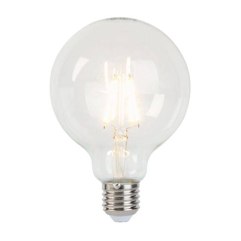 

Bombilla filamento LED E27 regulable G95 5W 470lm 2700K - Luedd