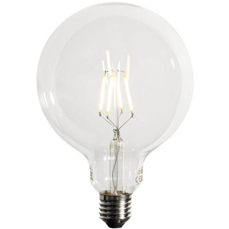 LUEDD Bombilla LED regulable E27 G125 5W 450lm 3000K