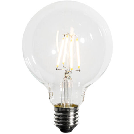 LUEDD Bombilla LED regulable E27 G95 5W 450lm 2700K