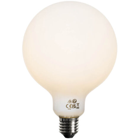 LUEDD Bombilla LED regulable en 3 pasos E27 opal G125 4W 450lm 3000K