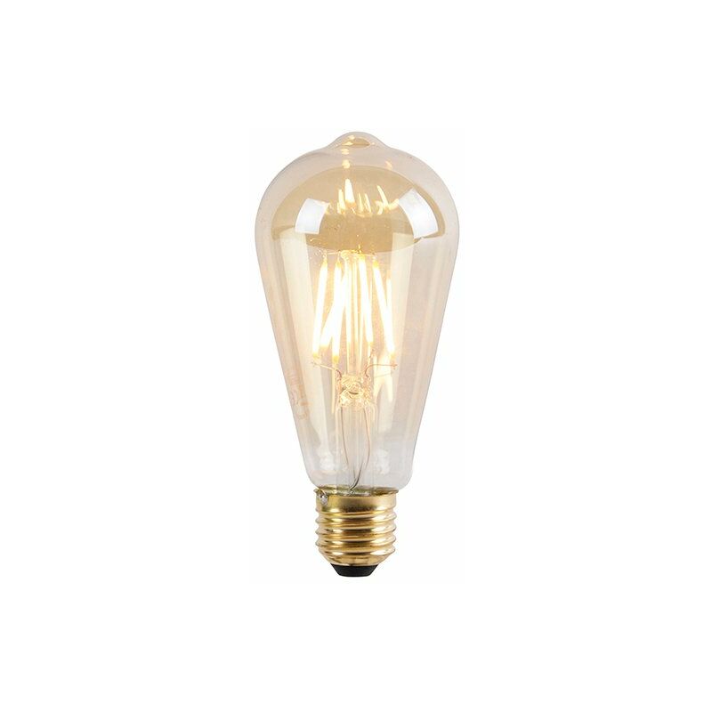 

Bombilla LED regulable E27 3 niveles ST64 goldline 5W 550 lm 2200K - Luedd