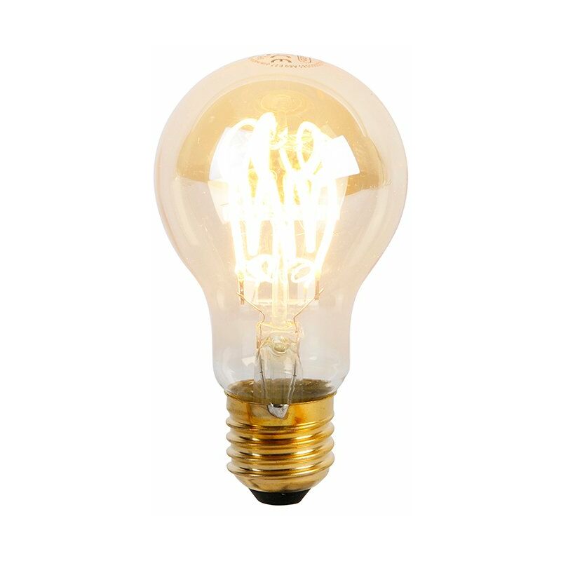 Luedd - Ampoule led spirale E27 dimmable A60 Goldline 4W 270lm 2200K Luedd - Ampoule led spirale E27 dimmable A60 Goldline 4W 270lm 2200K