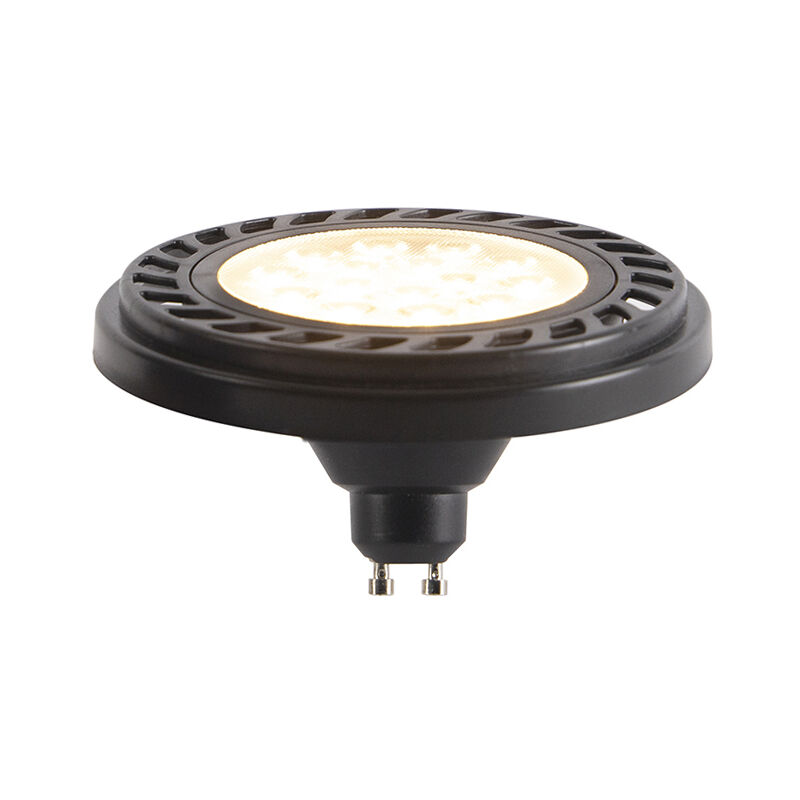 

Bombilla LED GU10 regulable AR111 negro 9W 800lm 2700K - Luedd