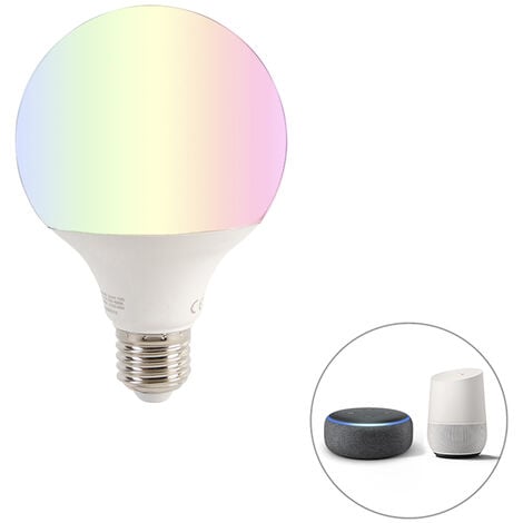 2755 - V-Tac Lampadina Smart LED 3in1 E27 4.5W RGB+2700K+6400K  Alexa  Google Home 