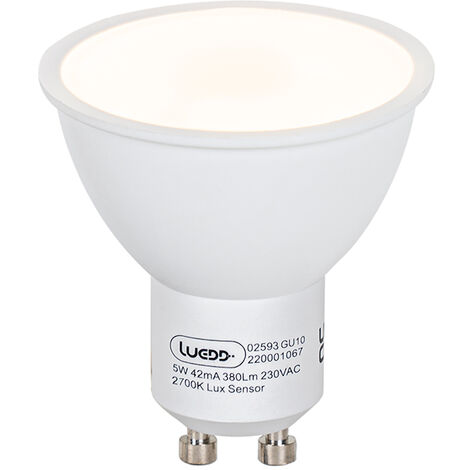 LAMPE LED GU10 3000K 5W 380lm 60 230VAC Europole