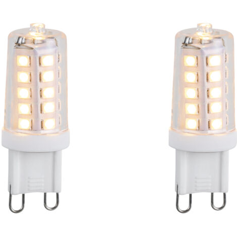 LUEDD Lot de 2 Ampoule LED G9 dimmables 3W 250lm 3000K
