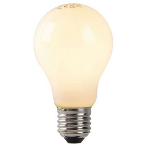 LUEDD Lot de 5 Ampoule LED à filament flamme E27 verre opale 3W 250lm 2200K