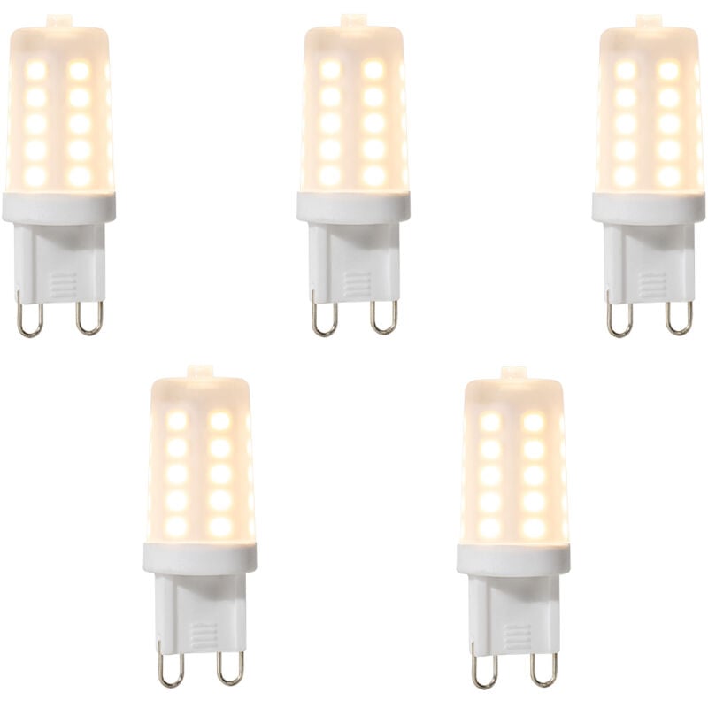 Luedd - Lot de 5 lampes led dimmables G9 3W 280 lm 2700K