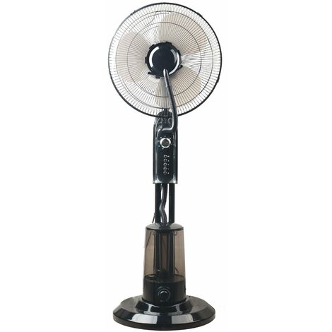 Lüfter auf dem Boden mit Wasser -Zerstäuber und Eis 3 Blasse 75W Nebel Lüfter