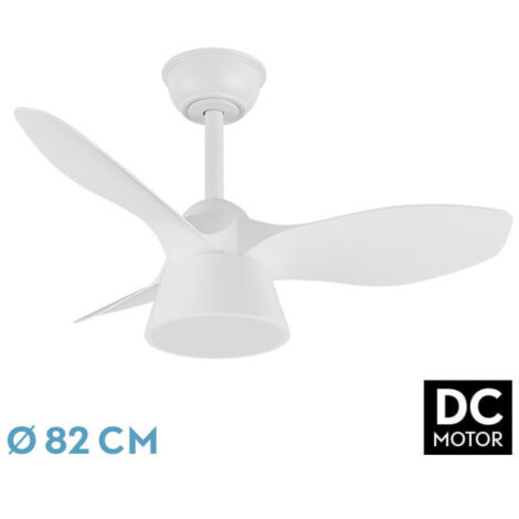 Lüfter dc kubisch 36w 2680lm white 3 Flügel 82d 3000k,4500k,6000k,remote+tempor+memory