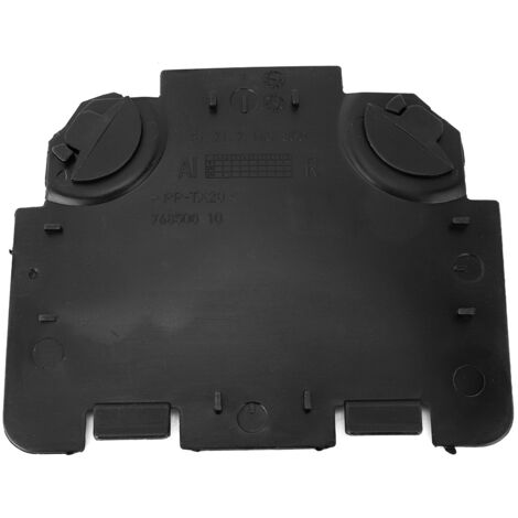 Lüfterabdeckung für BMW E90/E91 aus schwarzem Polypropylen – Modell 51717143850, Beifahrerseite
