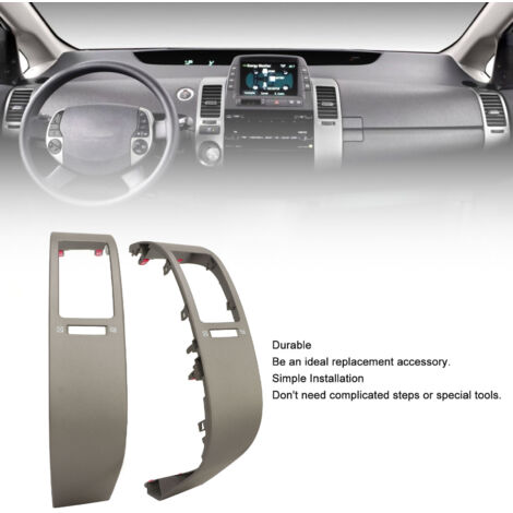[Lüftungsabdeckung] Für Toyota Prius (2004-2009) [2 Stück / ABS / Silber]