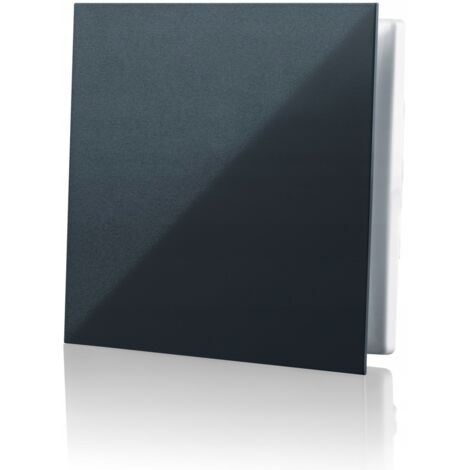 Lüftungsgitter mit Netz Ventika 16x16 schwarz
