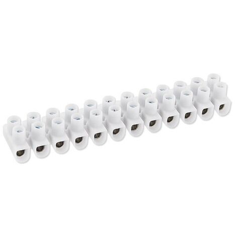 Lüsterklemme 2,5 mm² - 12-fach - 2 Schrauben je Klemme