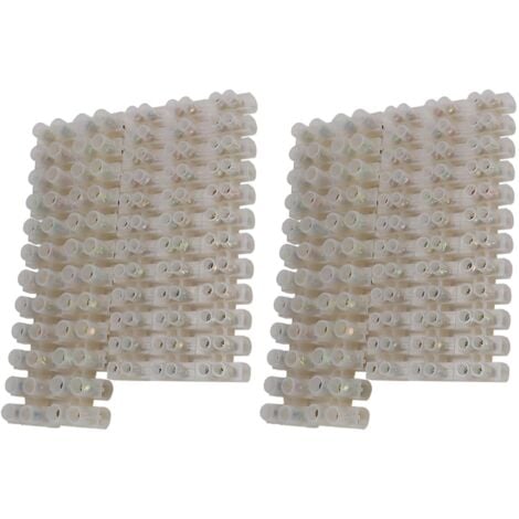 FUHUIDA TRADING Lüsterklemmen Set 10 Stangen 4mm 6mm Sortiment 3A 6A, teilbar