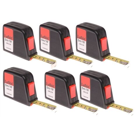 Lufkin Crescent YU835CME Unilok Tape 5m / 16ft - Abrasion Resistant Blade x6