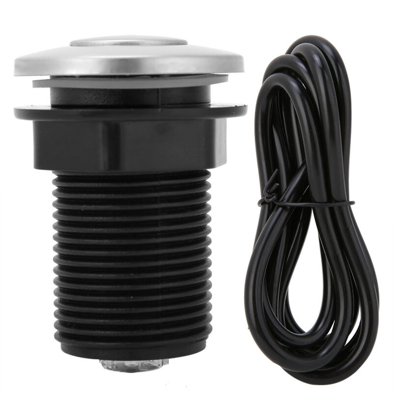 Image of Luftauslass mit unerwünschtem Schalter, automatischer Knopfschalter + Pneumatikschlauch-Kit, 32 mm
