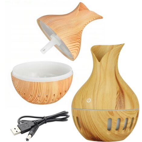 Luftbefeuchter Aromatherapie Diffusor Holz 130ml