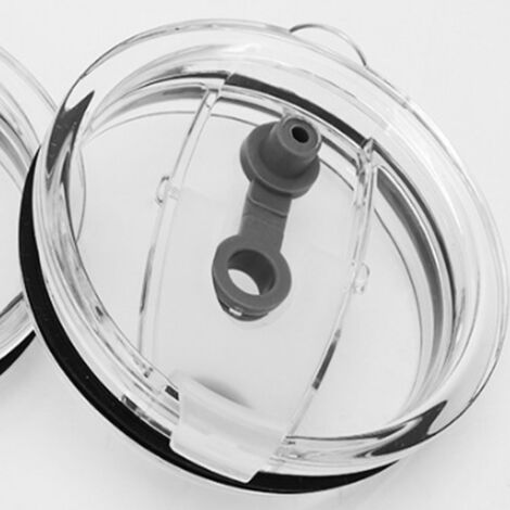 Luftdichter, transparenter Becherdeckel, tropf- und auslaufsicher, praktisch und sicher, wärmeisolierend, geeignet für Büro und Reisen, Innenmaße 92 mm / 3,6 Zoll, Außenmaße 100 mm / 3,9 Zoll