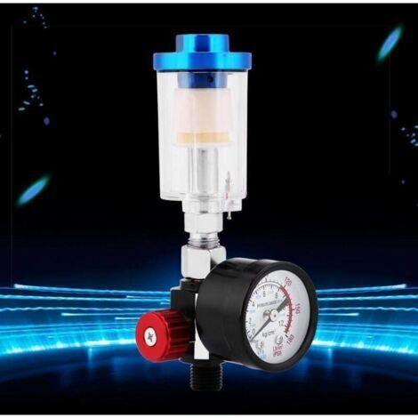 Luftdruckregler, Delaman-Druckluftpistole, Luftdruckregler-Manometer, Inline-Wasserfilter-Abscheider-Set